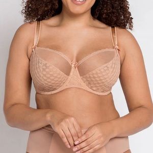 Curvy Kate Dottie Balcony Bra Latte Beige